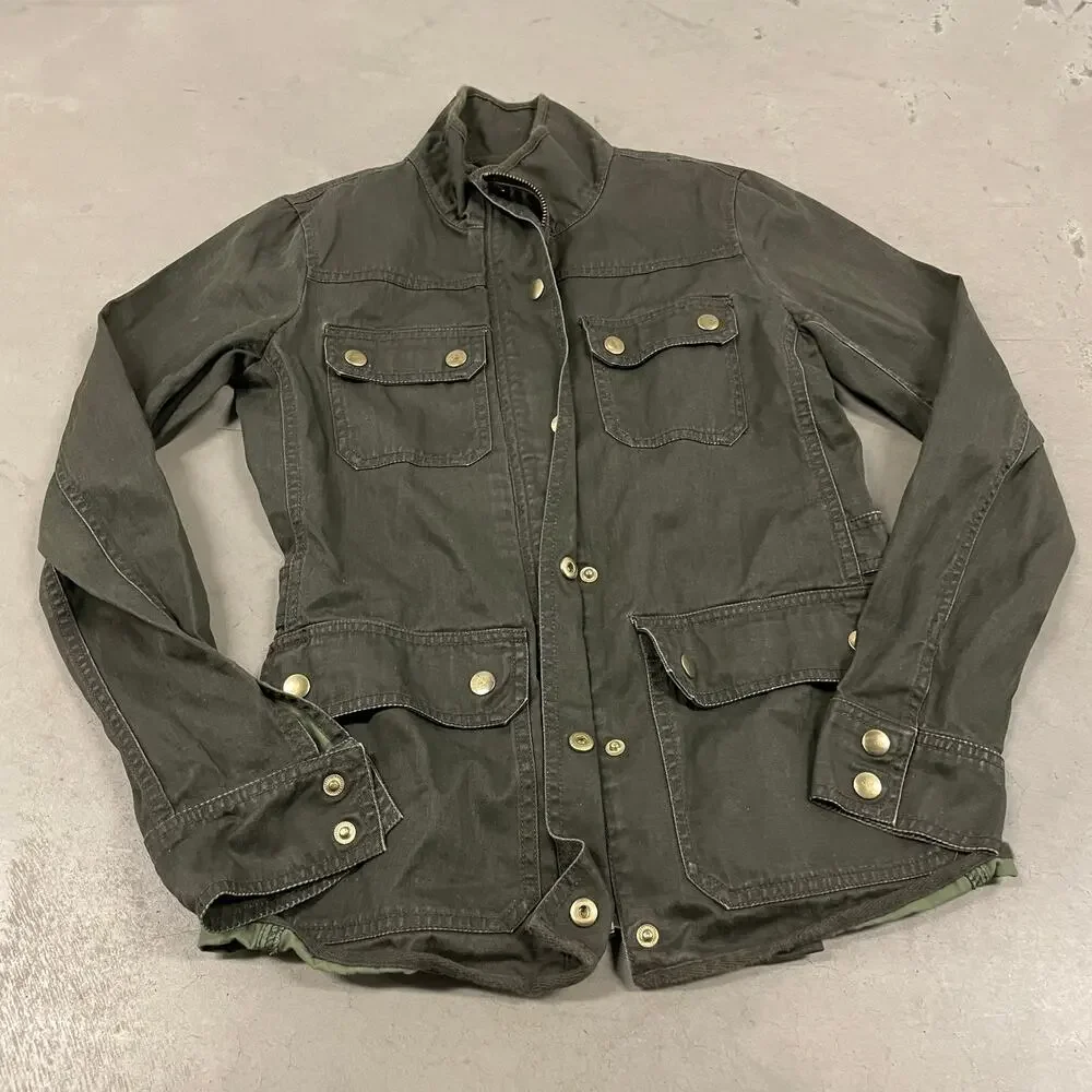 Green j.crew field jacket